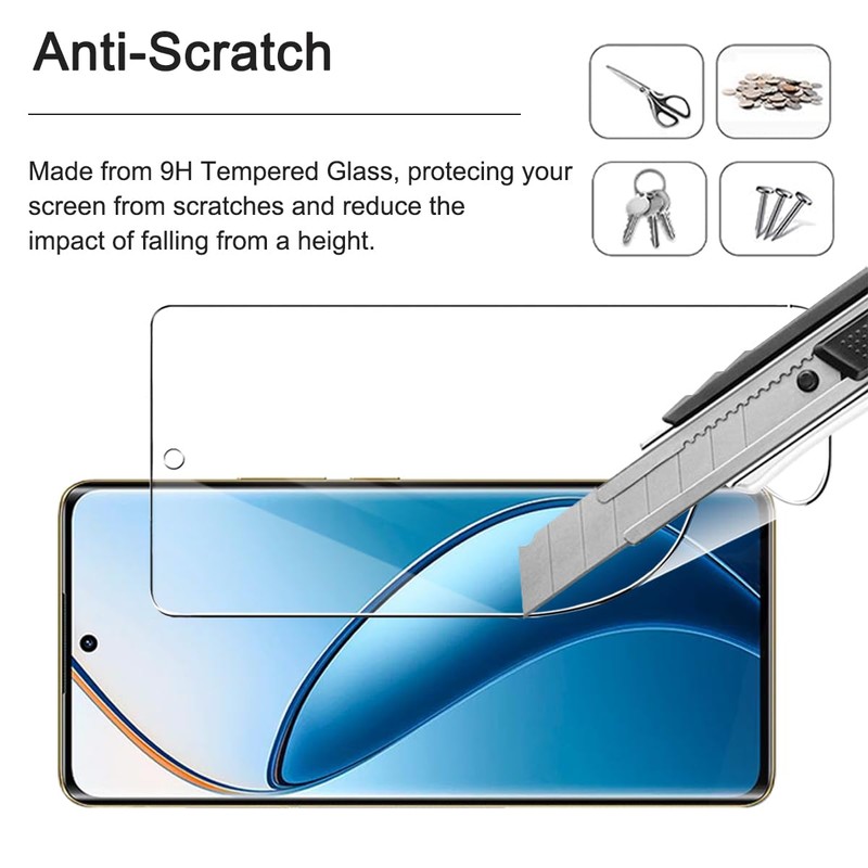 carinacoco 3 Pack Elastic Skin Screen Protector for Realme 12