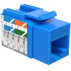 SATMAXIMUM 20 Pack Cat6 Keystone Ethernet Wall Jacks RJ45 Punch