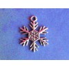Unbranded 50 Silver Snowflake Snow Flakes Metal Winter Christmas Holiday
