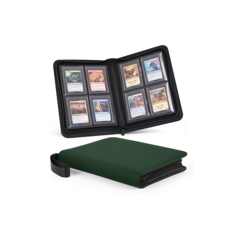 Carpeta Toploader de 4 bolsillos para tarjetas Toploader rígidas de