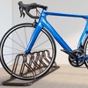 SIMPLE HOUSEWARE 5 Bike Bicycle Floor Parking Adjustable Storage Stand,