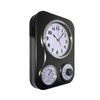 Lily's Home Retro Kitchen Clock with Temperature and Timer (Black)