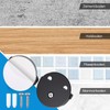 MorningRo 2 Pcs Self Adhesive Door Stoppers, Stainless Steel Floor