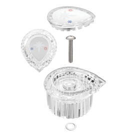 Replacement for Moen Fit Chateau (96796) One-Handle Tub& Shower Knob Handle Kit (Chrome)
