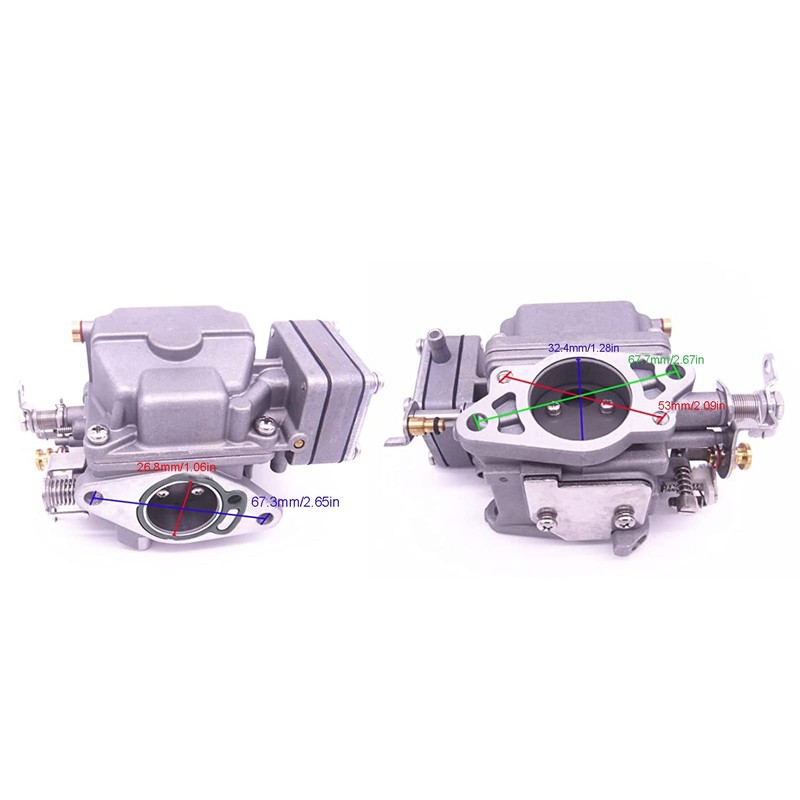 F20-05080000 High Efficiency Alloy Carburetor for 4 Stroke Outboard 15HP