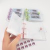 Saving Challenge Book $1000, 3 Ring Binder Clear Cover Money