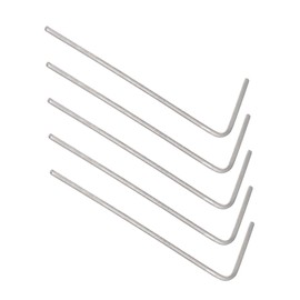 CoCud L-Handle Hex Key Wrench, 0.7mm Metric, CR-V L-Shape Hexagon Head Spanner - (Applications: for Home Repair and Mechanical Maintenance), 5-Pieces