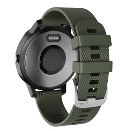 Watch Strap for Garmin Vívoactive 3,20mm Wristband Compatible with Garmin Venu/Venu sq/Vívomove 3/Forerunner 245/645 Music (S, Olive Green)
