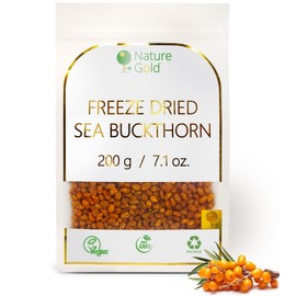 SEA Buckthorn Freeze Dried | 200g - 7.1oz | 100% Natural & Vegan | No-GMO | Without Sugar and Any Additions ~*~ …