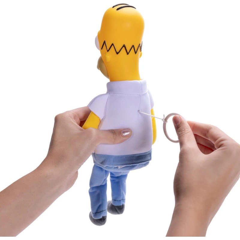 HOMER SIMPSON SIMPSONS TALKING FIGURE DOLL SHELF TALKER MAN CAVE