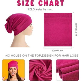 Xaztr 18 Pieces Hijab Undercap Scarf Hijab Cap Unisex Dreadlock Cap Turbans Women Stretch Under Caps Solid Color Woman Hijab Cap