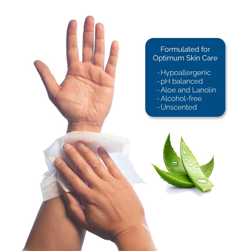 TenderProtect® Original XL Premium Adult Wipes (600 Ct), Extra-Large 9"x12"