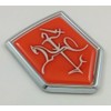Vitys Lithuanian Flag Car Chrome Emblem Decal Sticker Badge Crest