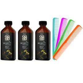Dikson ArgaBeta Oil Professional for Hair with Argan Oil / Beta Carotene 100 ml + Free n°1 Altéax® Coloured Narrow Comb Pack of 3