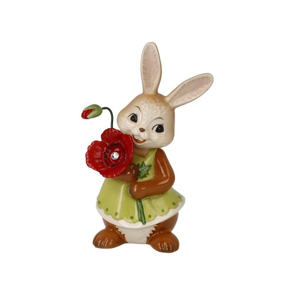 Goebel Rabbit Girl Spring Awakening Figurine "Ein kleines Dankeschön!", Made