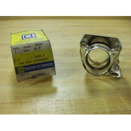 Square D SQD9001K7 SQ D 9001K7 Padlock Attach, Black