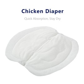 Yesito chicken diaper 1 pack of 15 pieces Soft Fabric pocket Collecting Chicken diapers
