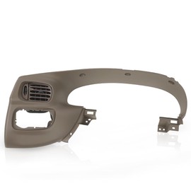 ANDPLAY Dash Gauge Front Upper Instrument Cluster Bezel Trim Panel w/ 1 Switch Air Vent C13 Compatible with Ford F150 1997-2003/Fit Ford Expedition 1997 1998 1999 2000 2001 2002 2003 Brown