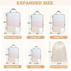 BAGAIL 6 Set/8 Set Compression Packing Cubes, Ultralight Expandable Packing