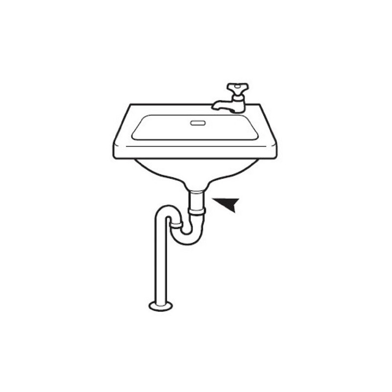 SANEI (サンエイ) Drainage Parts Single Spout Straight Pipe for Metal