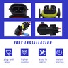 Augeny 2PCS H8 H9 H11 Female Adapter Wiring Harness Sockets