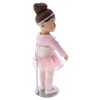 Plymor DSP-90S Silver Adjustable Doll Stand, fits 15, 16, 17,