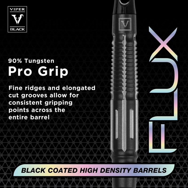 Viper Black Flux 90% Tungsten Professional Steel or Soft Tip