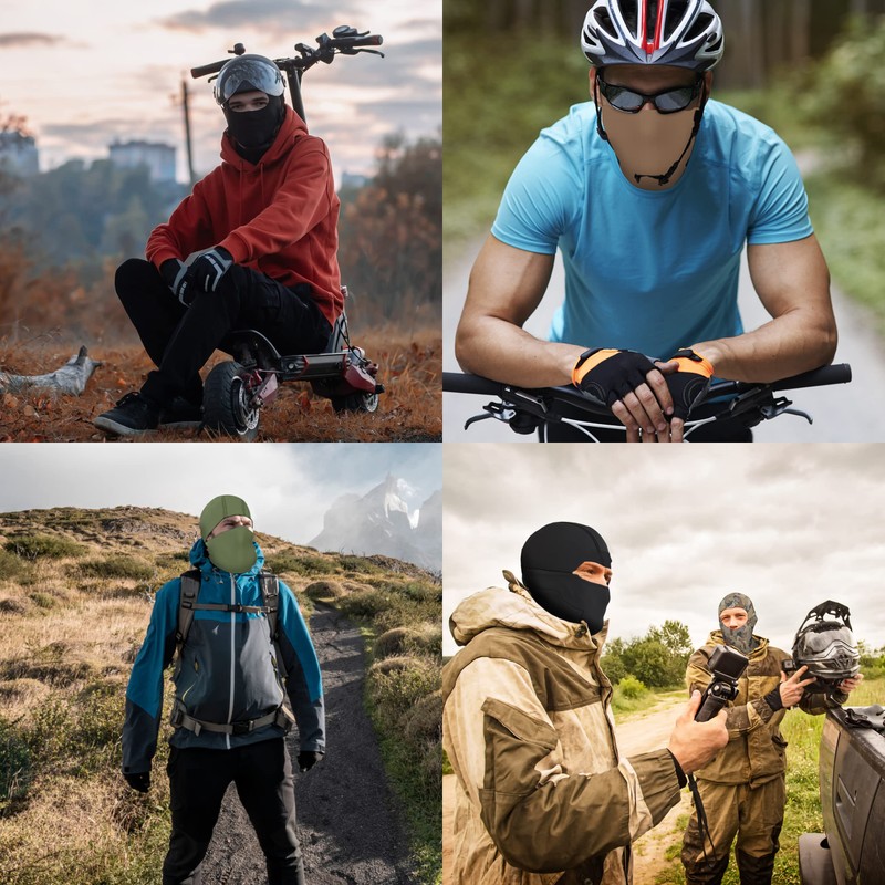 BaHoki Essentials Balaclava Ski Mask - Breathable Thermal Face Cover