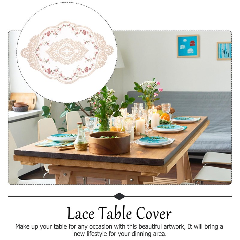 Crochet Tables Lace Doilies Cotton Lace Table Mat Placemat Macrame