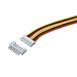 VUNIVERSUM Premium 7 Pin 2.0 PH 2.0 mm Mini Micro JST Connector with 15 cm Electronics 28AWG Cable + Female Loose Model Making
