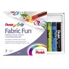 Pentel Fabric Fun Pastel Dye Stick (Pack of 7), Assorted