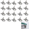 20 PCS Shelf Support Pegs Shape Bracket Pegs Cupboard Shelf