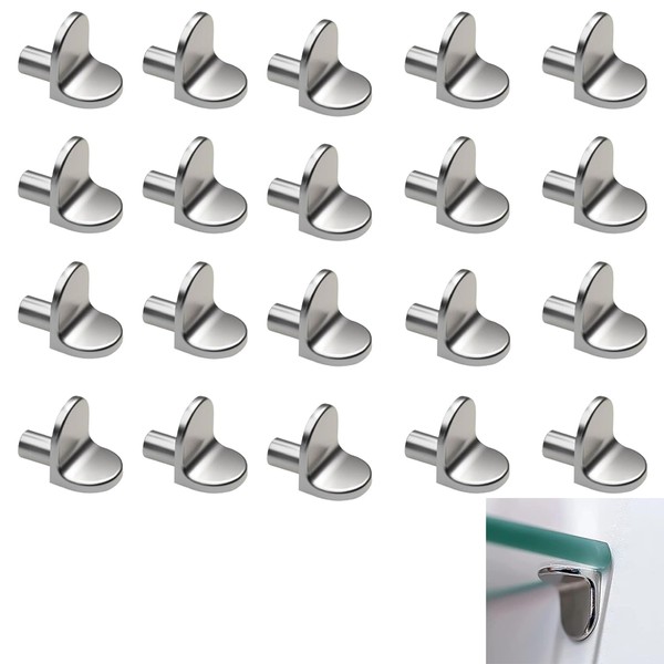 20 PCS Shelf Support Pegs Shape Bracket Pegs Cupboard Shelf