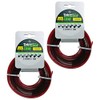 SPARES2GO Square 3.0mm Diameter 2 x 15m Strimmer Trimmer Brush