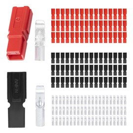 Biafiog 60 PCS 15A/30A/45 Amp Power Connectors Assortment Kit, Anen Power Pole Connectors,Quick Disconnect Terminals Connectors