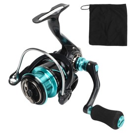 Fishing Reels All Metal Lightweight Compact Shallow Cup Diagonal Mouth Spinning Reels for Saltwater Freshwater DH1500 Single Arm