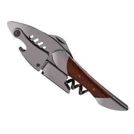 SIVERMISE Waiters Corkscrew, Wine Bottle Opener, Heavy Duty Stainless Steel, Rosewood H...