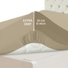 Hafaa Double Fitted Sheet – 25 cm Deep Easy Care