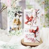 120Pcs Flowers and Birds Sing Series PET Scrapbook Stickers, Pigeon