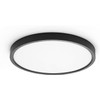 TALOYA 10 Inch Black LED Ceiling Light Fixture Flush Mount,