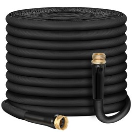 Non-Expandable Garden Hose 3feet, Water Hose, Tough and Flexible, Lightweight, Crush Resistant Fittings, Kink and Tangle Free, Rust Proof - 2025 Model