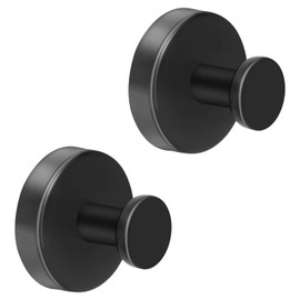 hamtima Strong Suction Cup Hooks for Shower, No Drill Towel Hooks for Bathrooms, Bathroom Towel Holder, Hooks for Hanging Heavy Duty, Towel Holder for Bathroom Wall, Kitchen, Glass, Mirror(2pcs)