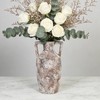 Farmhouse Decor Rustic Ceramic Flower Vase Decorative Pottery Terracotta Vases