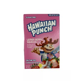 HAWAIIAN PUNCH Lemon Berry Squeeze Singles To Go Lot Of 6 boxes 48 packs