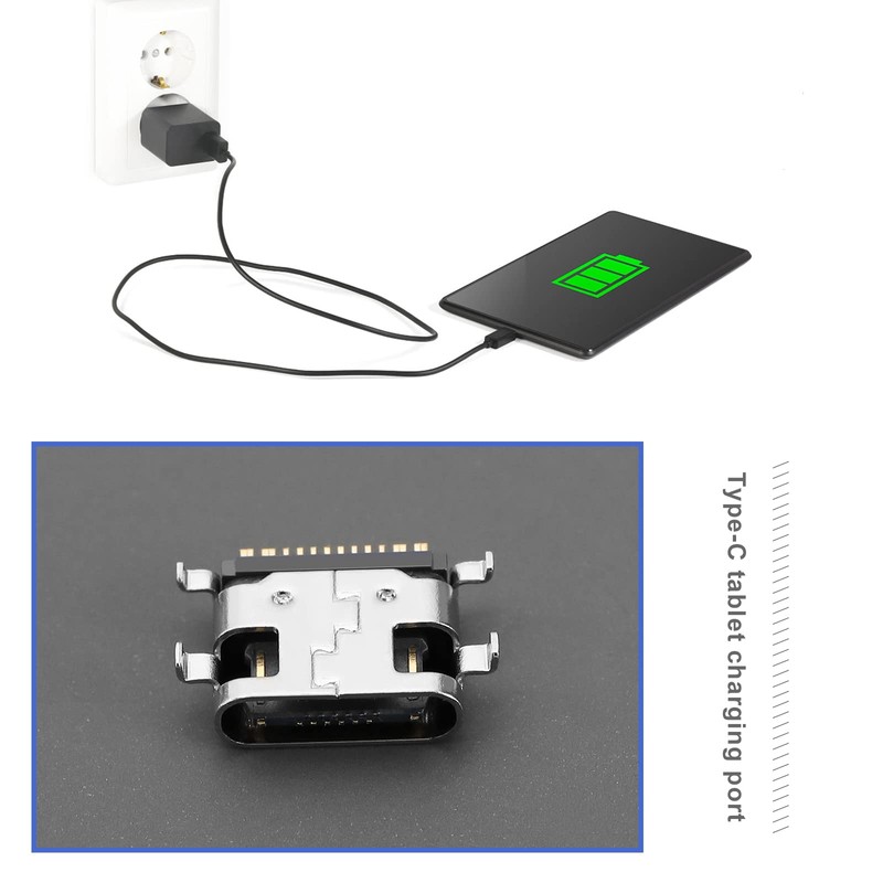 VGOL Pack of 5 Type-C Charging Port Compatible with GoodTel