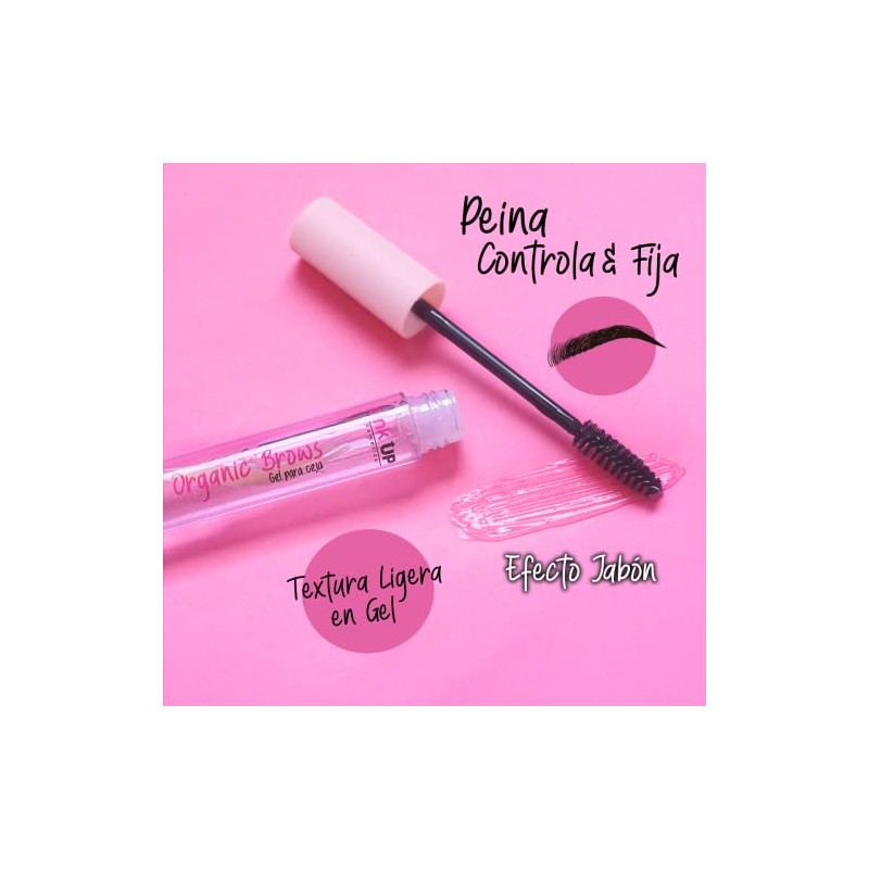 Pink Up | Organic Brows | Gel Transparente para Peinar