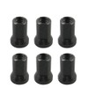 NICECNC Black Rock Slider Mounting Hardware Bolt Screw Nut 6PCS