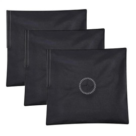 Flag Pole Sand Bags - Weight Bags for Flag Poles - Set of 3 Refillable Canopy Tent Sandbag for Outdoor Business, Sunshade Base Weights