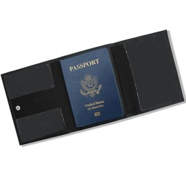 Pilot Wallet Passport Holder RFID Blocking Genuine Leather Materials 1 Piece