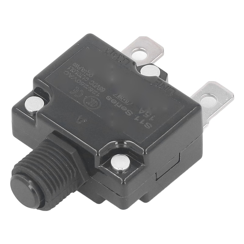 10Pcs Automatic Reset Relay Fuse 15A Thermal Switch Circuit Breaker